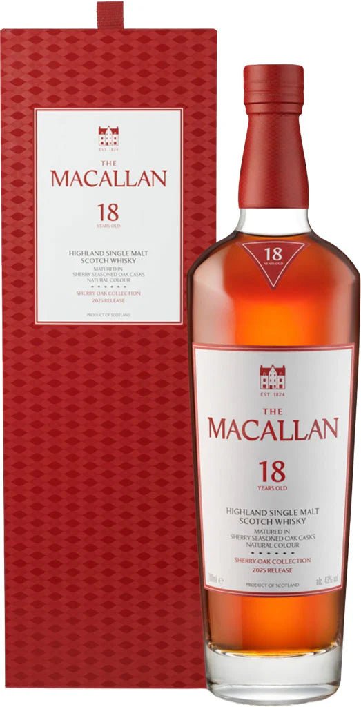 ウイスキー The Macallan 18 Years Old SherryOak Cask THE MACALLAN SHERRY CASK 18 YEAR OLD – Canadian Liquor Store