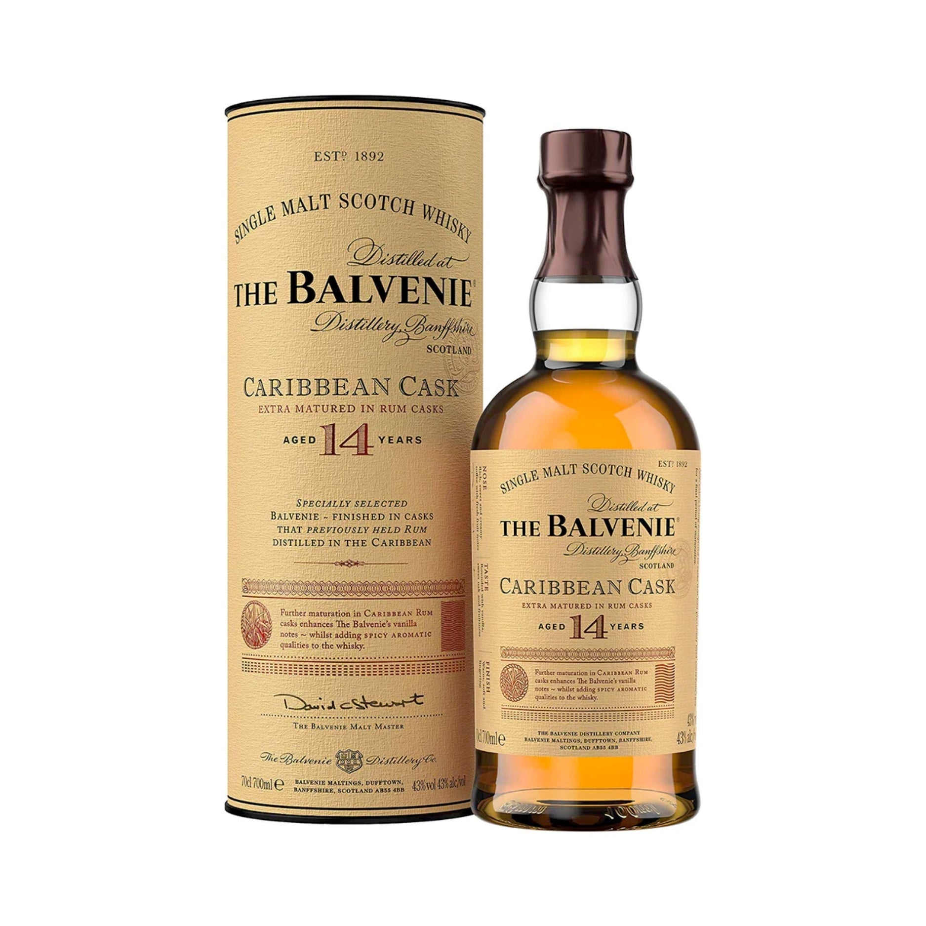 THE BALVENIE 14年 カリビアンカスク 700ml Balvenie Caribbean Cask 14 Yo – Canadian Liquor Store