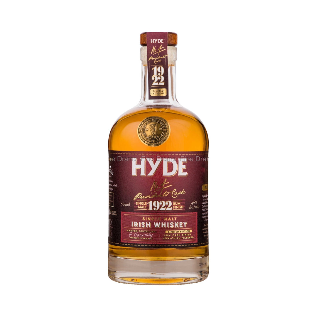 海德四号总统酒桶1922年特级爱尔兰威士忌 - 整箱
