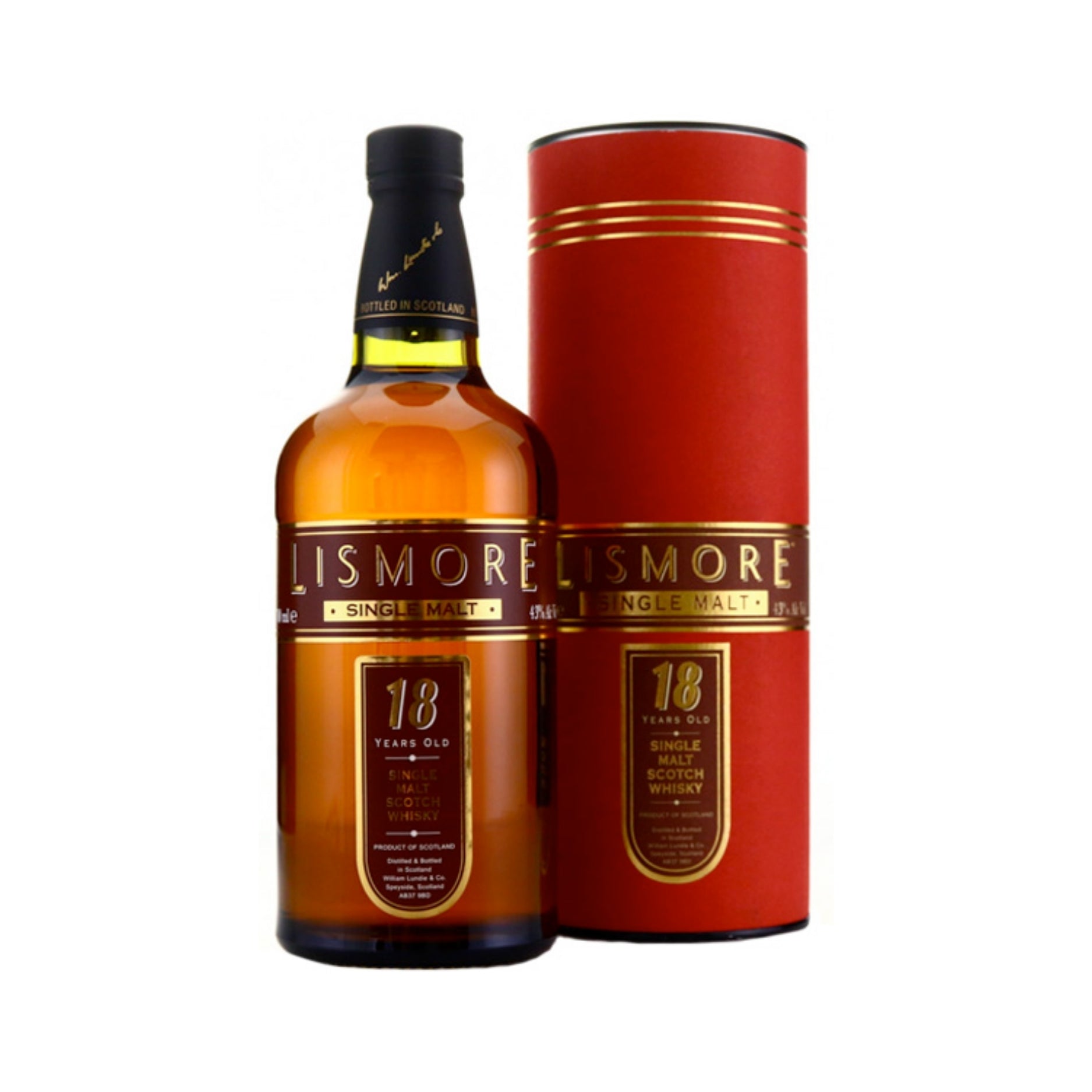 利斯莫尔18年Lismore 18 Yr Single Malt – Canadian Liquor Store