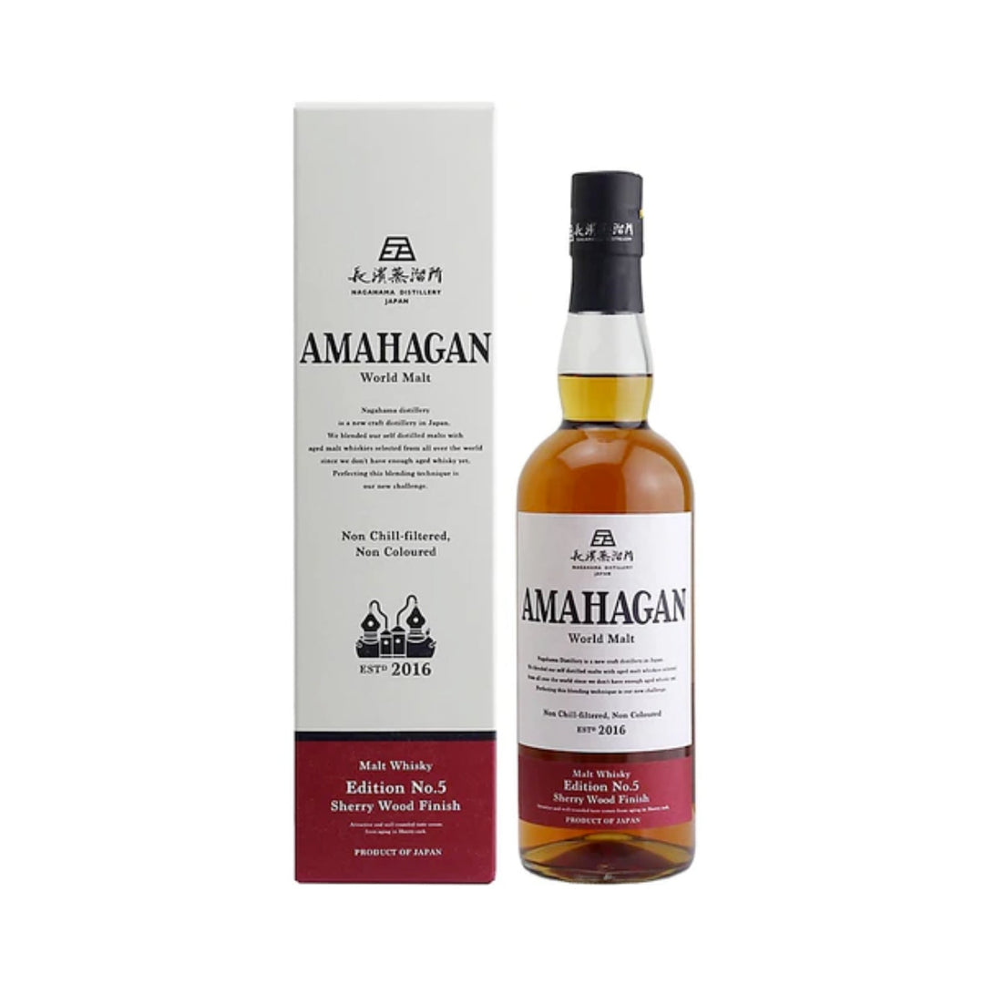 日本长滨威士忌No.5雪莉桶 Amahagan World Malt No. 5 Sherry Cask