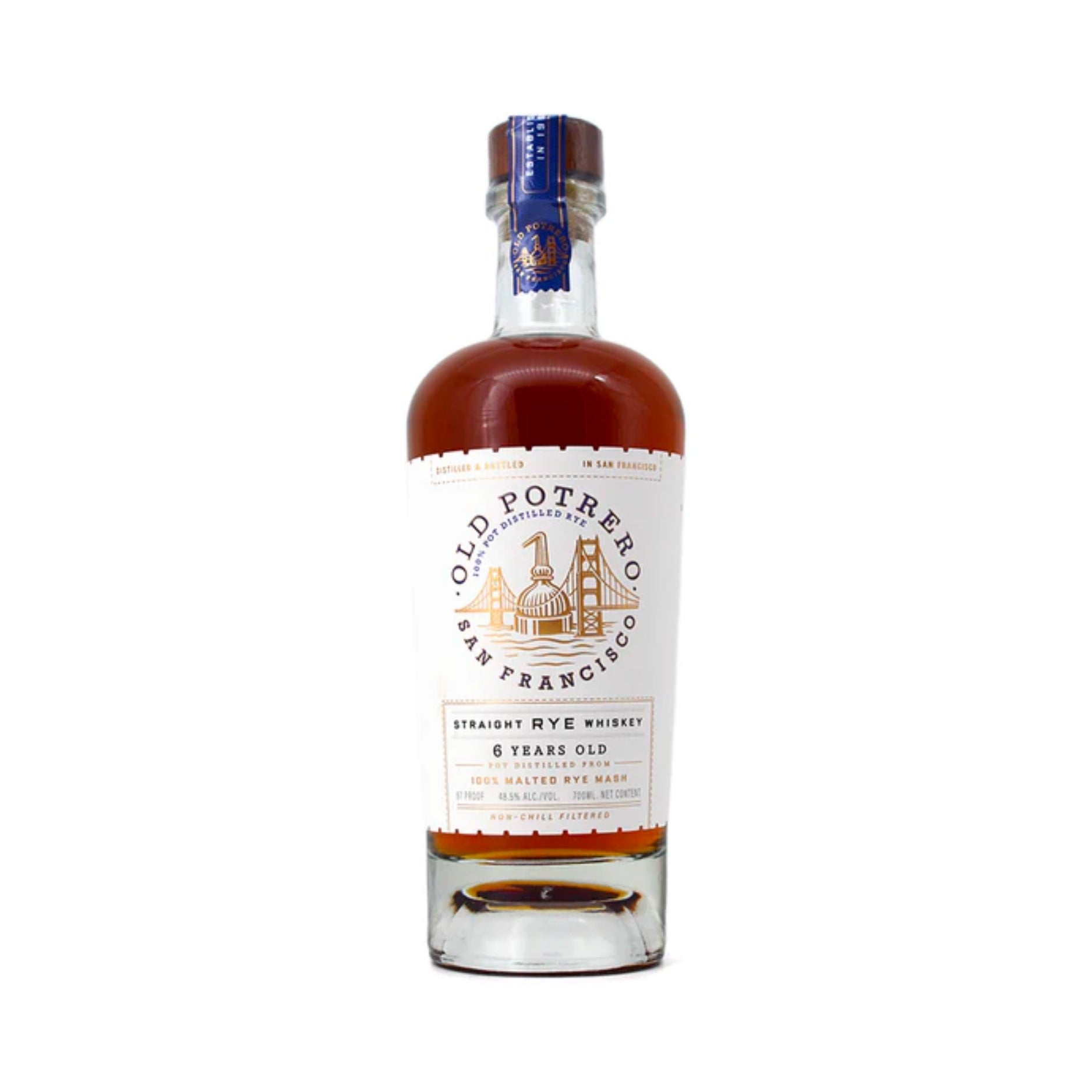 Old Potrero 6 Year Old Straight Rye Whiskey – Canadian Liquor Store