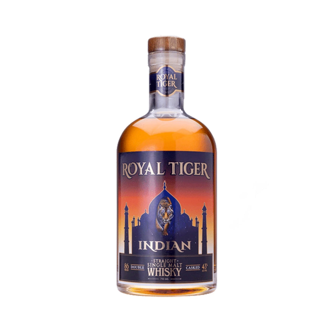皇家老虎印度直单一麦芽威士忌 - 整箱