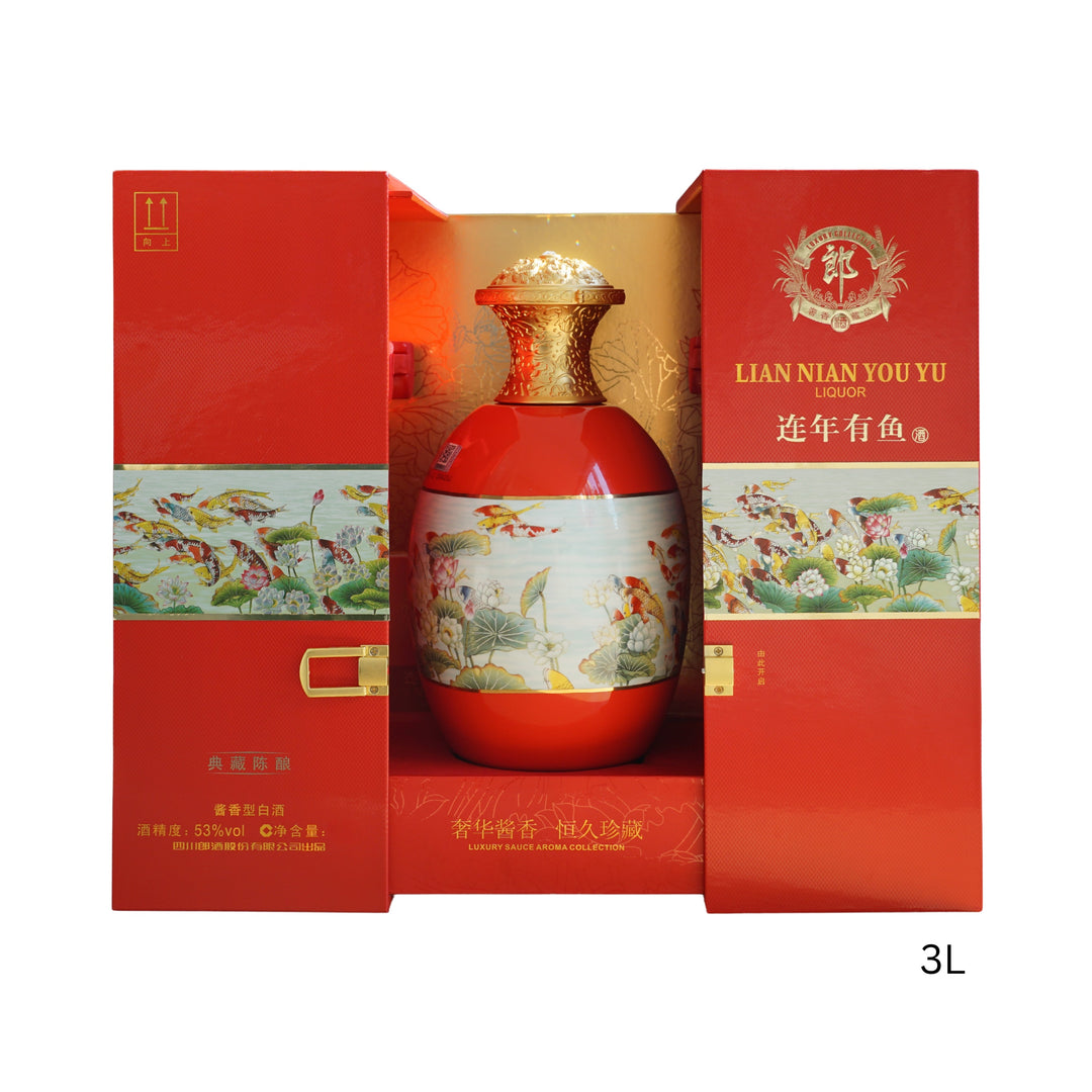 LANGJIU LIAN NIAN YOU YU LIQUOR 3L