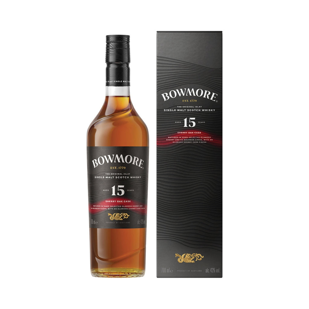 BOWMORE 15 YEAR OLD SHERRY OAK – Canadian Liquor Store