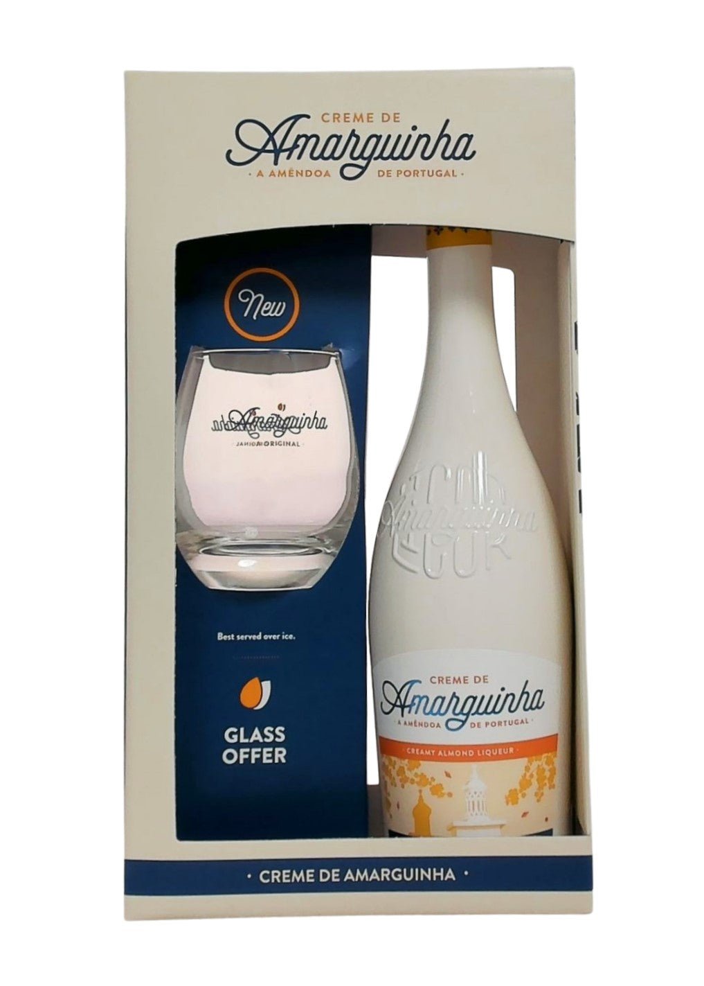 AMARGUINHA BITTER ALMOND LIQUOR CREAM WITH GLASS