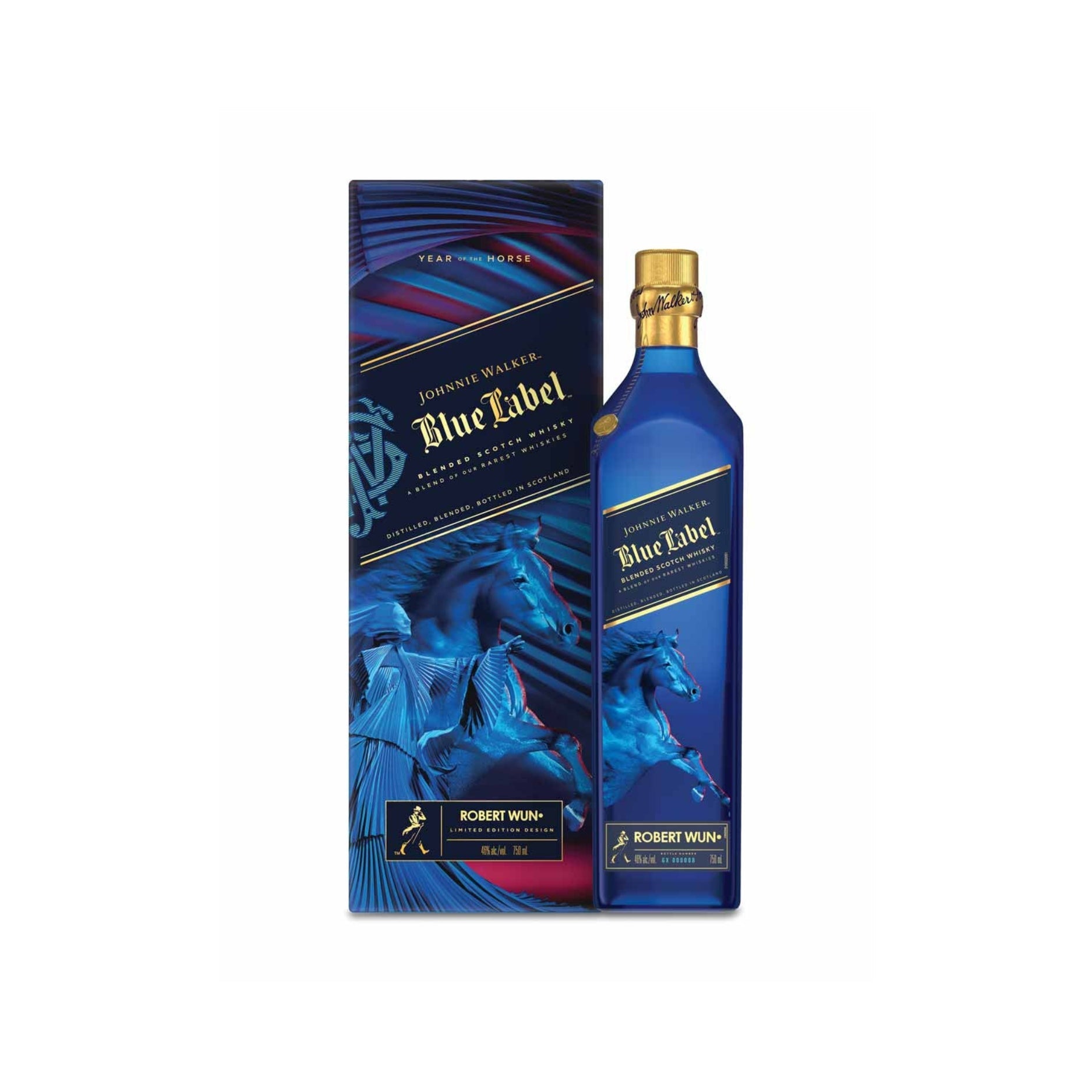 JOHNNIE WALKER BLUE LABEL- YEAR OF THE HORSE – Canadian Liquor Store