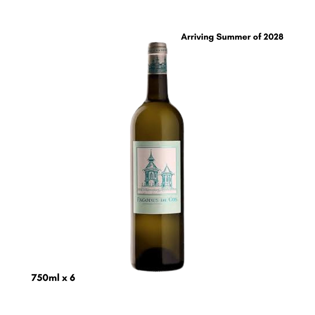[Pre-Sale] Les Pagodes De Cos Blanc 2025 (Case of 6)