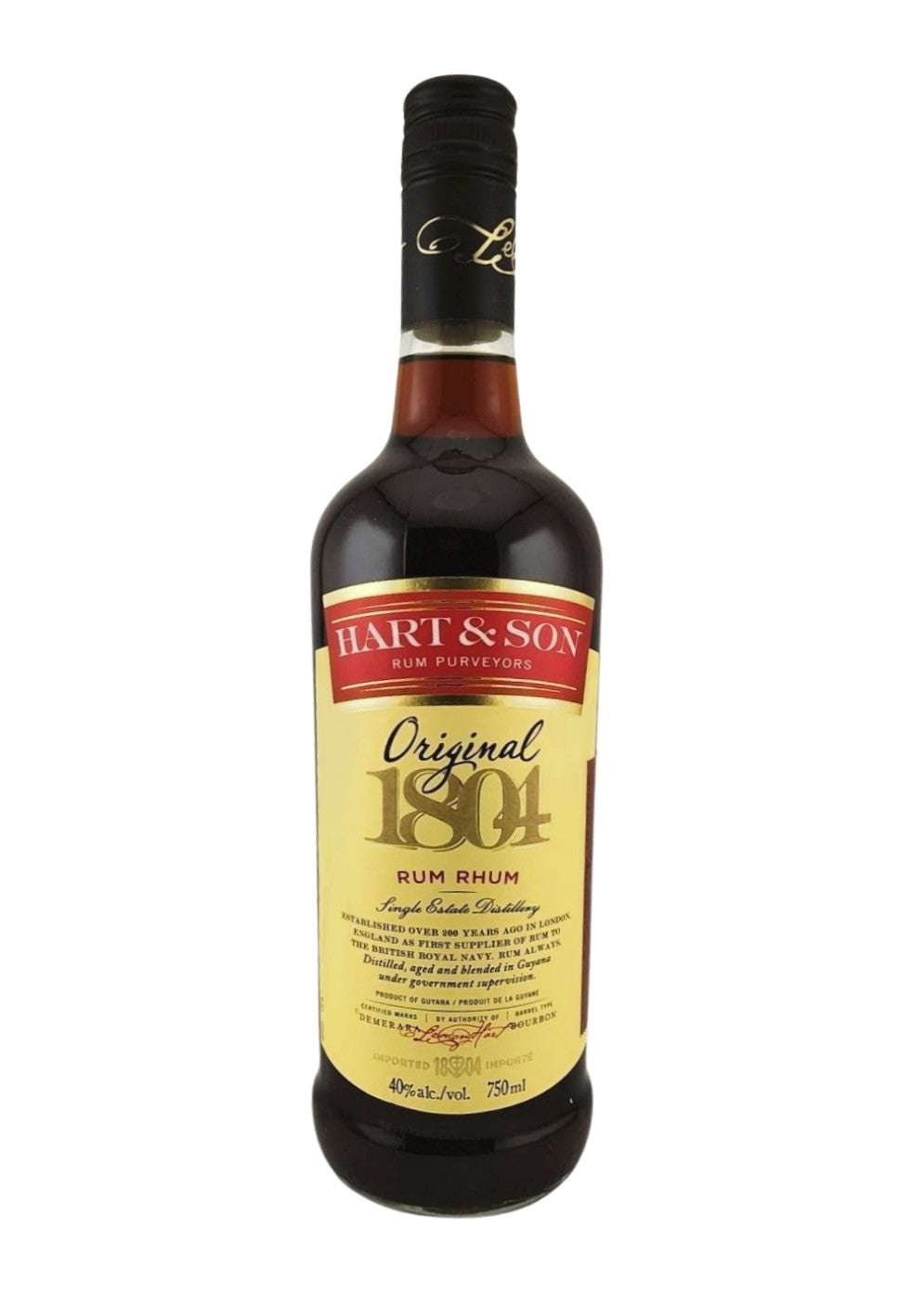LEMON HART RUM 750mL