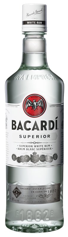 BACARDI WHITE PET 750ML