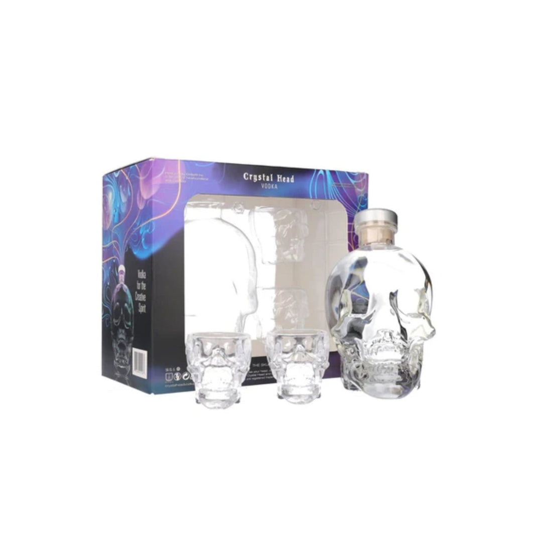Crystal Head Vodka Gift Pack With 4 Shot Glasses