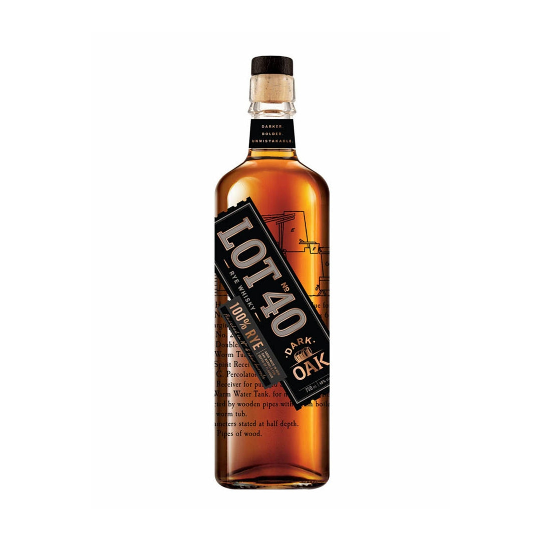 Lot No.40 Dark Oak Canadian Whisky (case of 6)