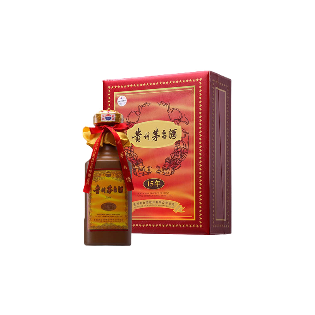 貴州茅台酒 Kweichow Moutai 500ml 2015年 KWEICHOW MOUTAI CHIEW 15 YR 贵州茅台酒15年 500mL – Canadian Liquor