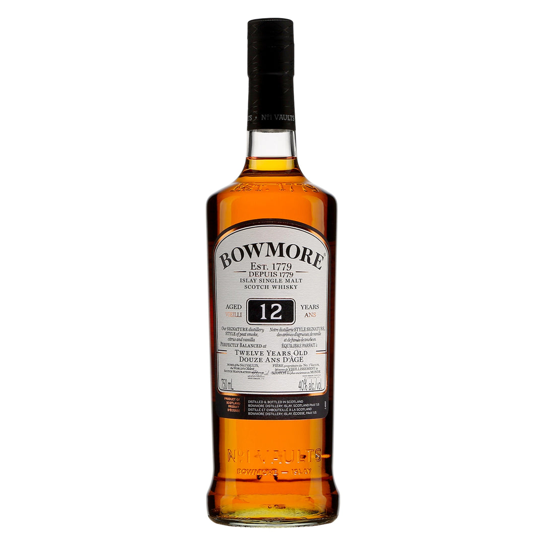 波摩12年单一麦芽苏格兰威士忌 Bowmore 12 Yr Old