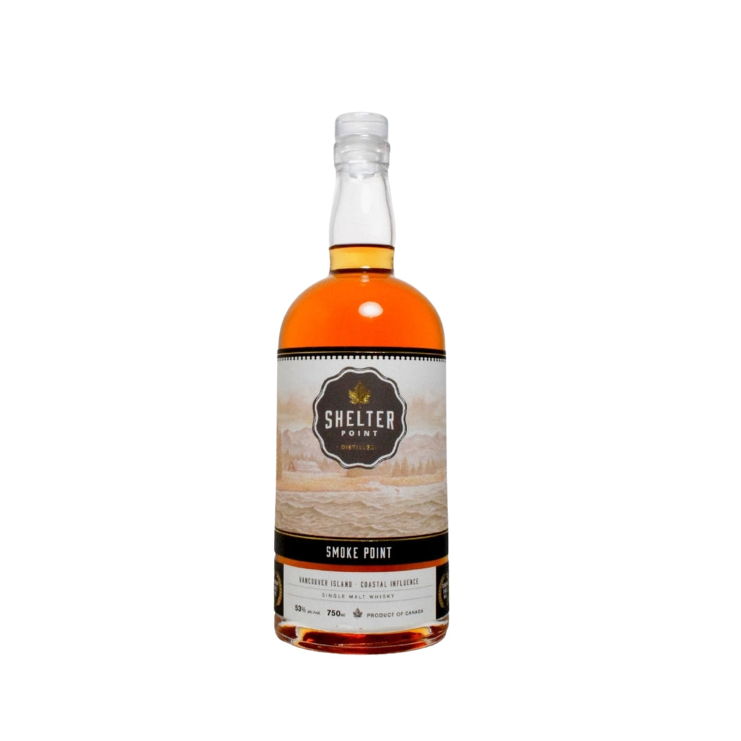 Shelter Point Distillery 'SMOKE POINT' Single Malt Whisky (case of 6)