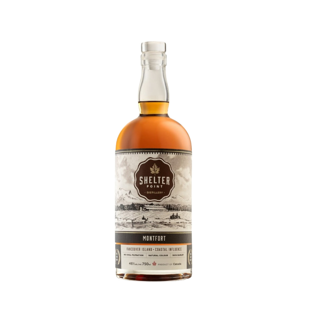 Shelter Point Distillery 'MONTFORT' Single Malt Whisky (case of 6)