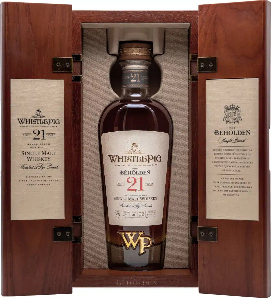 WHISTLEPIG 21 YEAR OLD THE BEHOLDEN