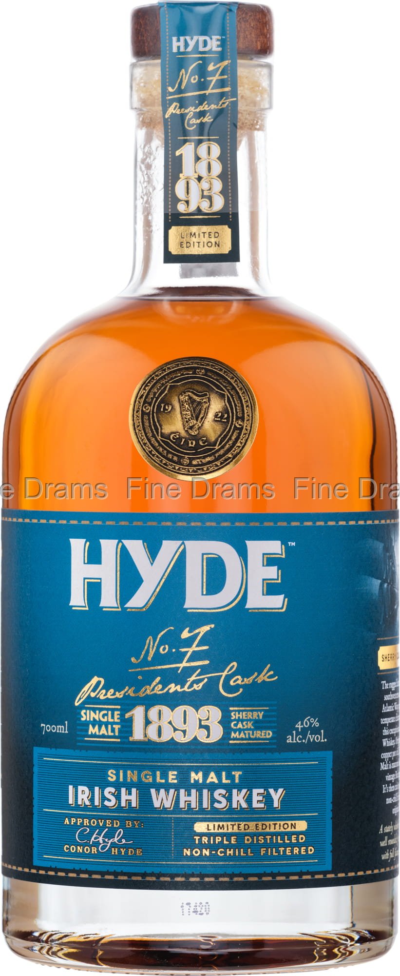 HYDE NO. 7 PRESIDENT'S CASK 1893 (Case of 6)