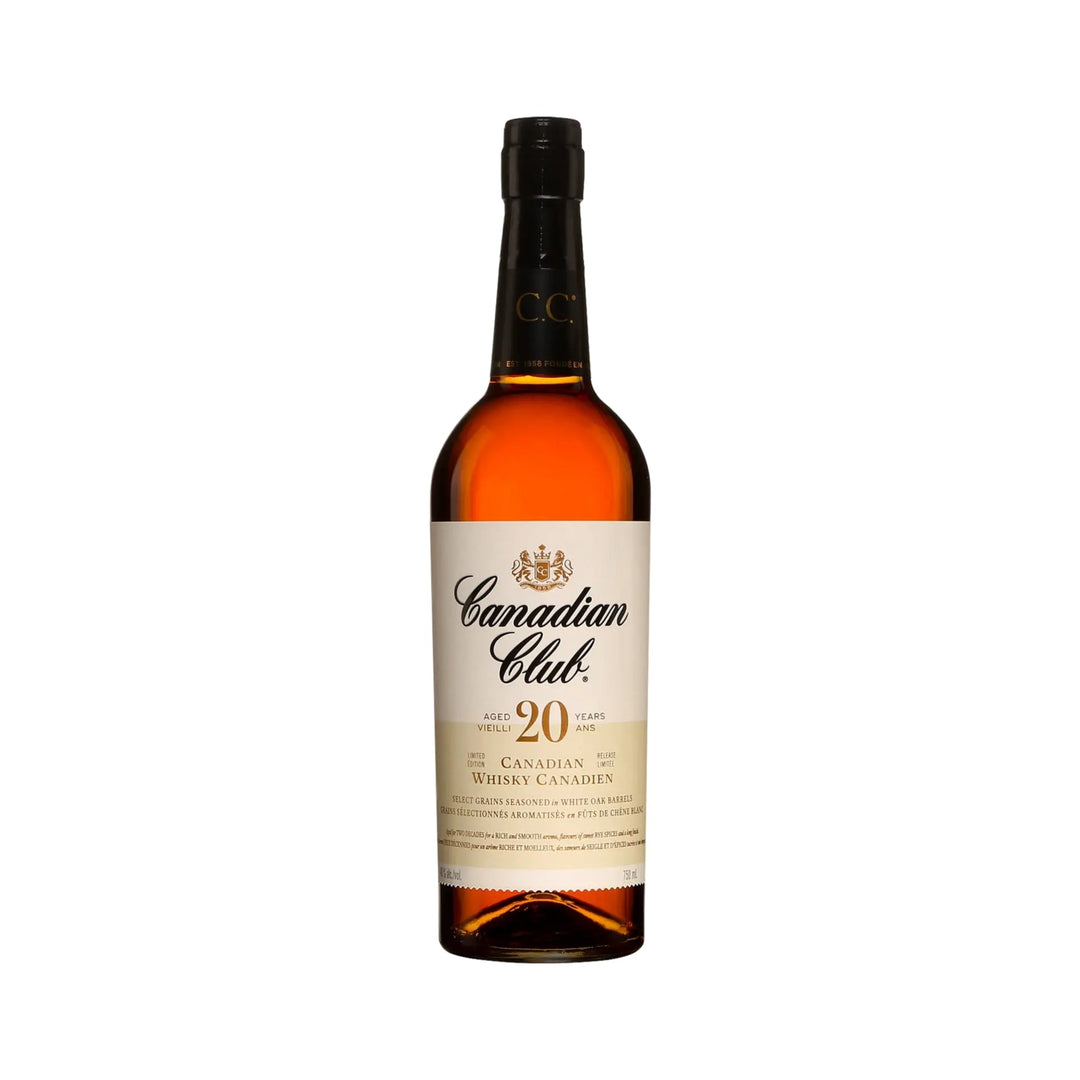 Canadian Club 20 Year Old Whisky (case of 12)