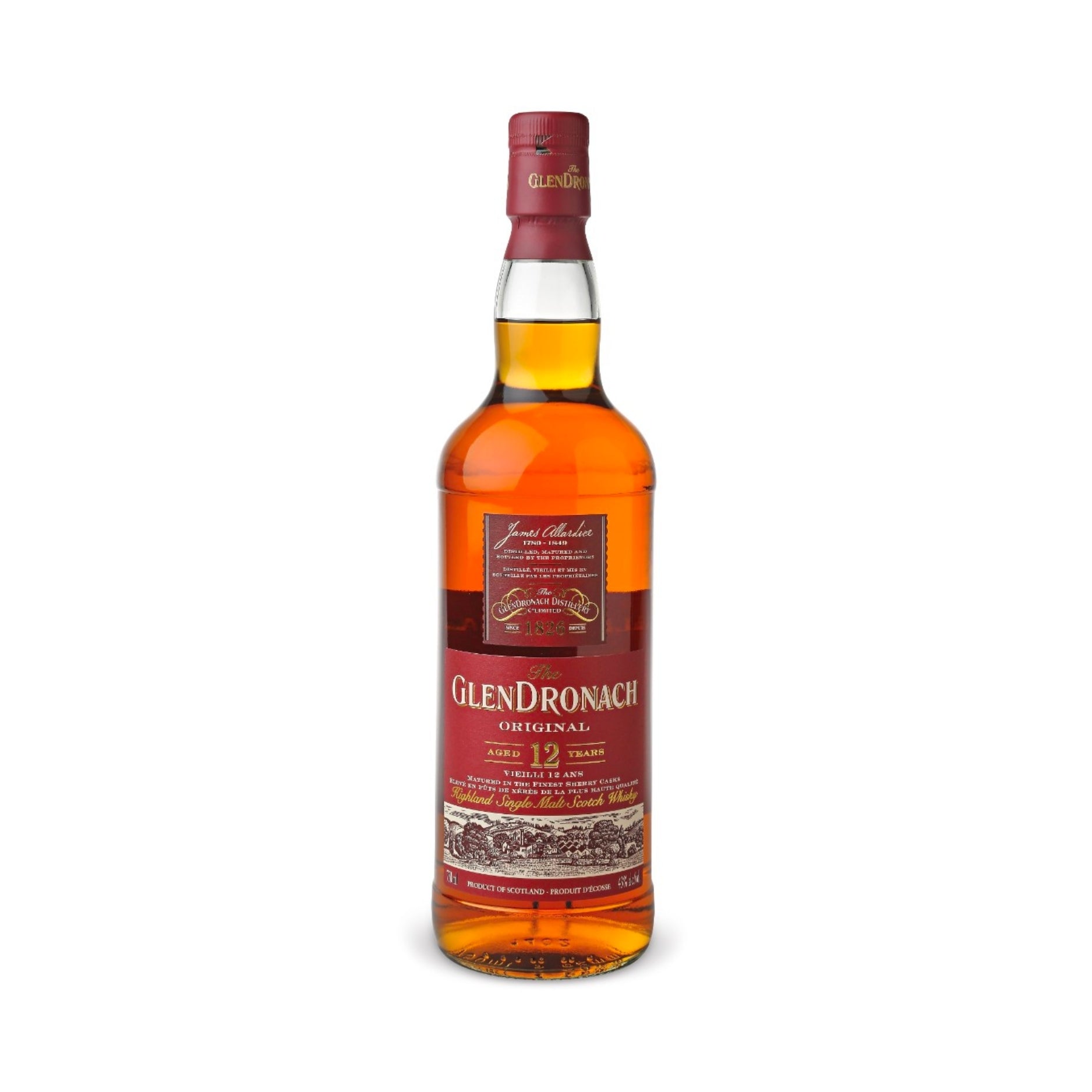 The Glendronach 12 Years Old 700ml　２本 Glendronach Original 12 Year Old Single Malt Scotch Whisky