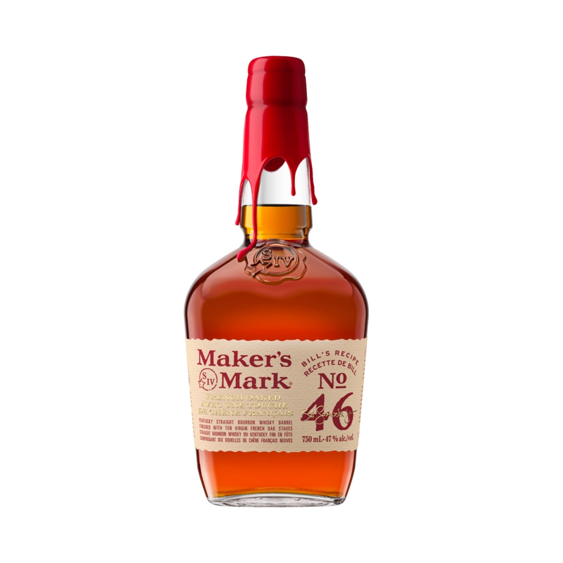 ブランデー Kentucky Bourbon Whiskey 46% 93 Proof Maker's Mark '46' Bourbon – Willow Park Wines & Spirits