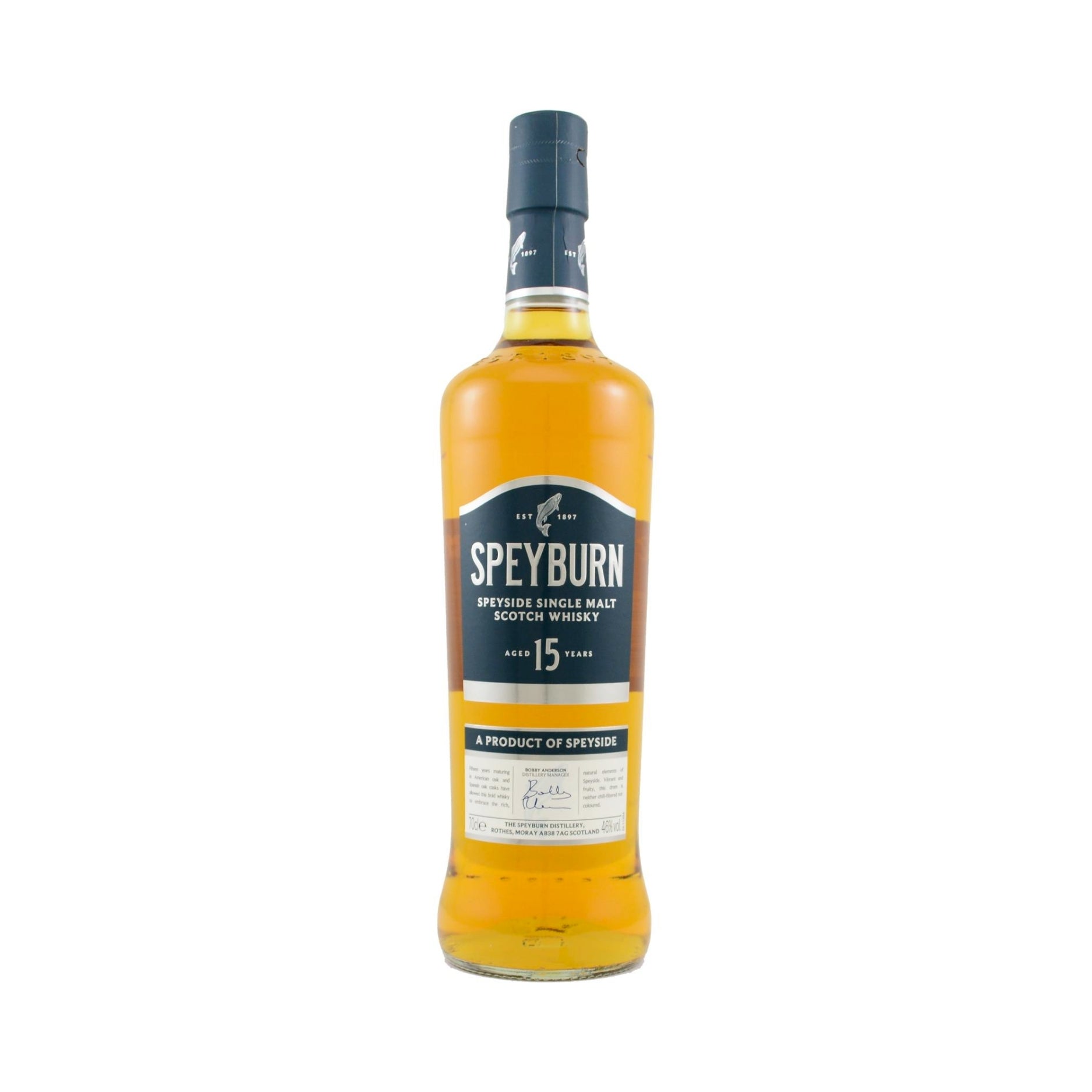 SPECIAL MYSTERIOUS WHISKY 15年 Speyburn 15 Year Old Single Malt Scotch Whisky (case of 6