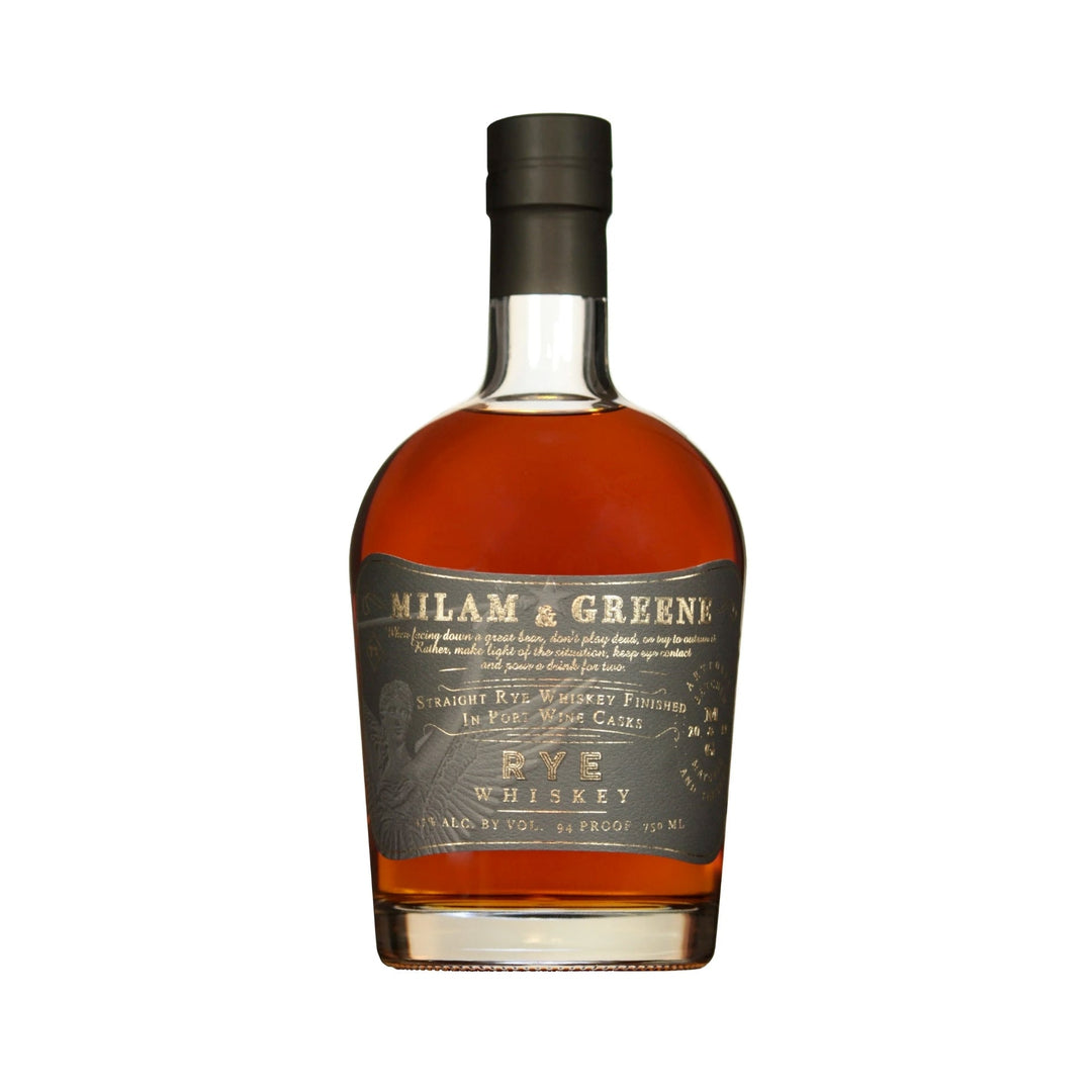 Milam & Greene Port Cask Finished Rye Whiskey