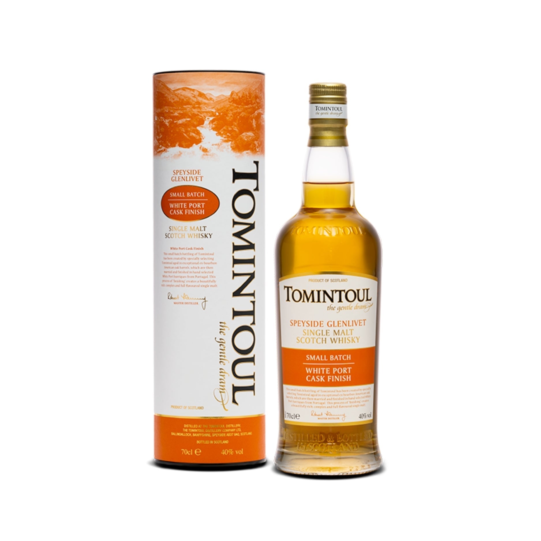 Tomintoul White Port Cask Finish Single Malt Scotch Whisky (case
