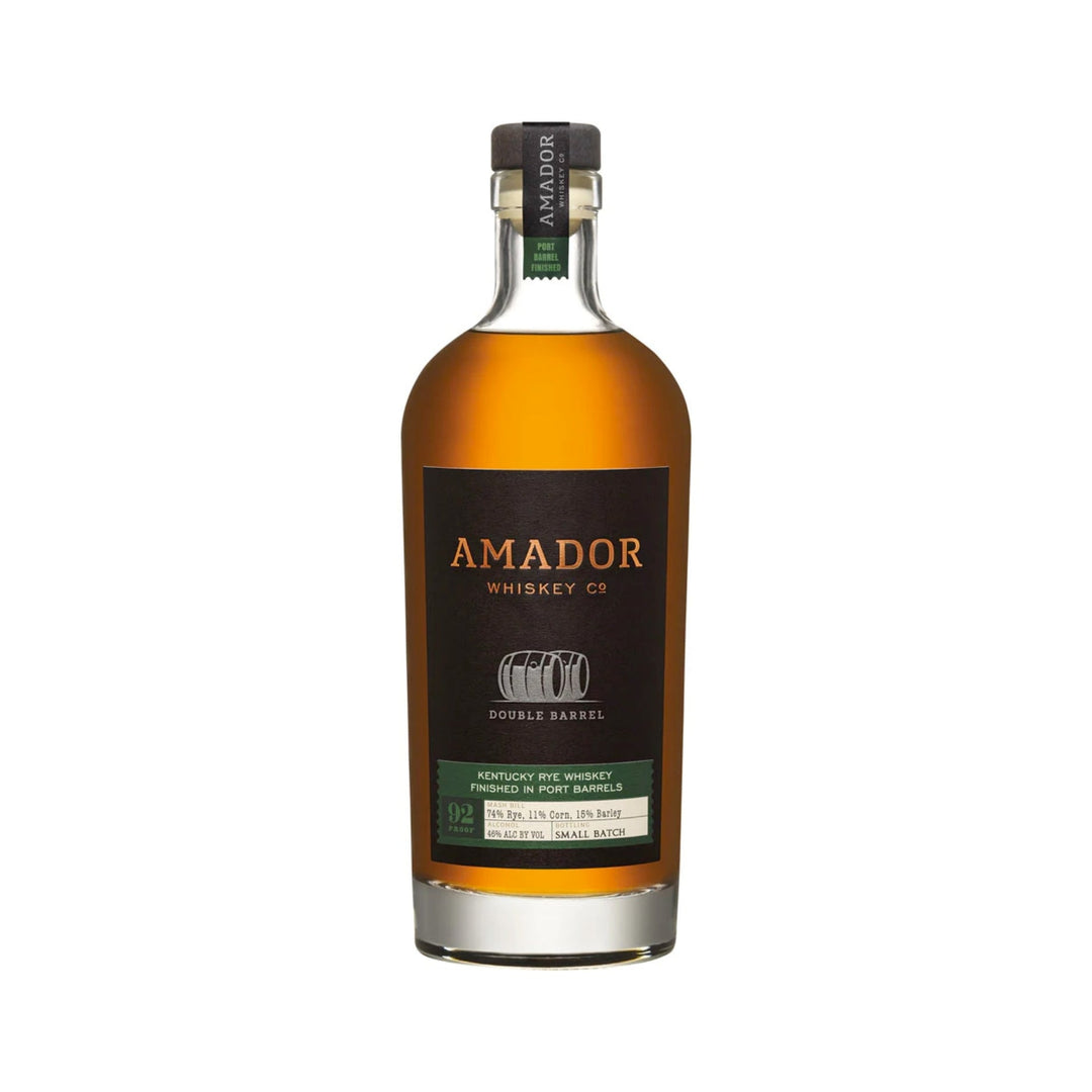 Amador Whiskey Co. 'Double Barrel' Port Cask Finish Straight Rye Whiskey (case of 6)